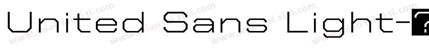 United Sans Light字体转换